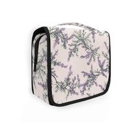 Old Style Hemlock Lavender hanging travel toiletry with hanging hook Lightweight kit bag for men Vertical Free-Standing