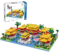 Old Summer Palace Micro Blocks Set, 4951PCS Chinese Architecture Building Blocks, Chinese Ancient Famous Architecture Micro Bricks Model Toy for Teenagers and Adults