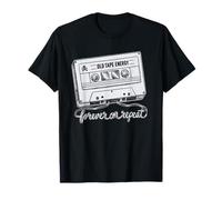 Old Tape Energy Forever On Repeat Retro Cassette Music T-Shirt