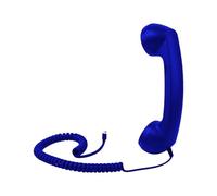 Old Telephone Handset - Classic Mechanical Cellphone Accessory, High Fidelity Voice Microphone, Universal Desktop Wired Receiver, Portable Electronics Gadget | Living Room Bathroom Bed Hospital Office