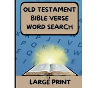 Old Testament Bible Verse Word Search: Large Print Christian Puzzles with Reflection Pages for Adults