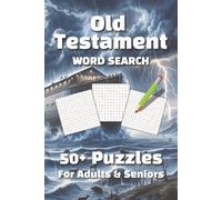 Old Testament Word Search Puzzle Book: Word Searches with Easy to Reach Print about Creation, Noah's Ark, King David and More | 6x9 inches, 110 pages ... Gift for Vacations, Holidays and Free Times