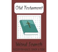 Old Testament Word Search: Word Search with Easy to Read Print about the Old Testament, Biblical figures, Bible Stories, and More. 6x9 Inches, 110 ... Gift for Vacations, Holidays, and Free Times