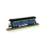 Old-Time Baggage Car with Round End Clerestory Roof - B&O Royal Blue -