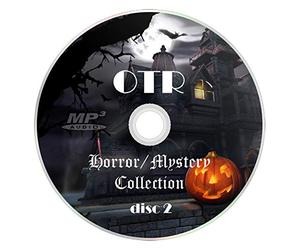 Old Time Radio Horror / Mystery Collection (OTR) (Audiobooks) (2 x mp3 DVD) The Haunting Hour • Witch's Tale • Nightfall • Inner Sanctum • Lights Out • Sleep No More • Quiet Please • Dr. Jekyll and Mr. Hyde • Frankenstein • Peril • Weird Circle • Dark Fantasy • Mystery in the Air • Hermits Cave • Origin of Superstition • Murder at Midnight.