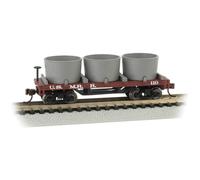 Old-Time Water Tank Car U.S. Military Railroad - N Scale