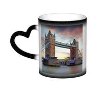 Old Tower Bridge Color Changing Sublimation Coffee Mug - Ceramic Mug with Personalized Design - Fun and Unique Gift Mug