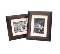 Old Town 2pk 8x10 Designer Eco Frames, Walnut Step
