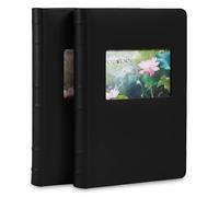 Old Town Bonded Leather Photo Album, 2 Pack (Black)