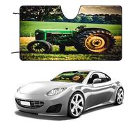 Old Tractor Car Windshield Sun Shade Thickened Automotive Glass Sunshade Foldable Sun Shade Keeps Your Vehicle Cool Universal Windshield Cover for Car Trucks SUV