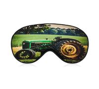Old Tractor Eye Mask Sleep Mask for Side Sleeper Women Men Pressure-Free & Light Block-Out Blindfold Soft Comfortable Eye Covers Breathable Blindfold Adjustable
