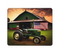 (Old Tractor Photo Farm) Printed Mousepad 10 x 12 inch, Waterproof Non-Slip Mouse-Pad Rubber Base for Laptop Desktop Mat for Home Office Desk Decor