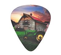 Old Tractor Photo Farm Stolmx Guitar Pick Set - Full Print Design, 3 Thicknesses Available