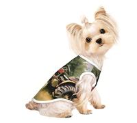 Old Tractor Photoes Farm Print Dog Lightweight Shirt,Summer Cool Breathable Dog T-Shirts,Pet Sleeveless Stretchy Clothes