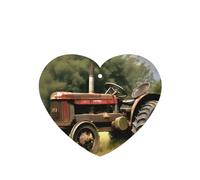 Old Tractor Photoes Farm Printing 10 Pcs Car Air Freshener Hanging Sheets Scented Hanging Sheets With Rope For Home