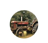 Old Tractor Photoes Farm Printing 10 Pcs Car Air Freshener Hanging Sheets Scented Hanging Sheets With Rope For Home