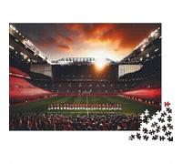 Old Trafford, England 1000 Piece Jigsaw Puzzles for Adults Football Jigsaws Challenging Game Family Challenging Educational Games Home Decoration for Home Decoration Gifts 1000pcs (75x50cm)