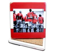 Old Trafford M16 Manchester Marble coaster | Manchester gift | Man Cave | The Red Devils, United gift idea Natural stone coaster UK seller (Man Utd Legends)