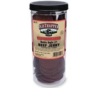 Old Trapper Old Fashioned Double Eagle Beef Jerky | Traditional Style Real Wood Smoked | 10g of Protein | 1 Jar (80 Pieces)