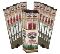 Old Trapper Old Fashioned Kippered Beef Steak | Traditional Style Real Wood Smoked | Healthy Protein Packed Snacks | 2 oz (Pack of 12)