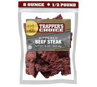 Old Trapper | Trapper’s Choice | Old Fashioned Kippered Beef Steak | Traditional Style Real Wood Smoked Beef | Made from 100% Beef | High Protein | Low Carb | 8 Oz. (1 Bag)