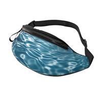 Old Treasure Map Fanny Pack for Women Men Fashion Waist Pack Adjustable Belt Bag for Workout Running Travelling Casual Waist Bag, Water Ripple, One Size