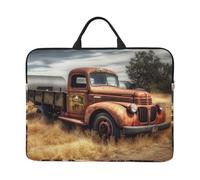 Old Truck Car Laptop Case 14 Inch Laptop Sleeve Computer Carrying Bag Shockproof Protective Notebook Case Portable Laptop Bag Waterproof Briefcase Bag for Men Women