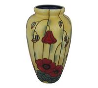 Old Tupton Ware 11 inch Vase Yellow Poppy Design 1671