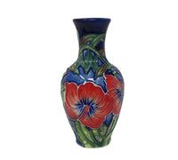 Old Tupton Ware 4 inch Vase Hibiscus Design 1575