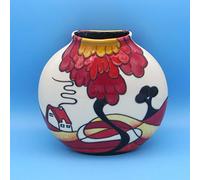 Old Tupton Ware 6 inch Vase Art Deco Style Design Noon