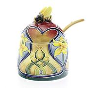 Old Tupton Ware - Daffodil Design - Honey Pot and Spoon