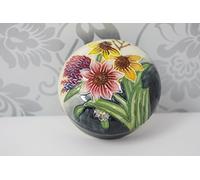 Old Tupton Ware Summer Bouquet Trinket Box Hand Painted Made Tube Lined 1137