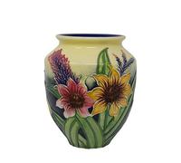 Old Tupton Ware Summer Bouquet Vase 4" Hand Made & Painted Tube Lined 1177