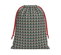 Old Viking Boat Print Gift Drawstring Bag Reusable For Holiday Party Favors Birthday Presents Pouch