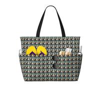 Old Viking Boat Print Reusable Bag Stylish Summer Lightweight Vacation Picnic Gym Camping Versatile Use