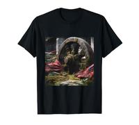 Old Wagon Wheel Ruin Ancient History Value Graphic T-Shirt