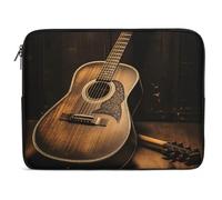 Old West Guitar Laptop Sleeve 10-17 Inch - Ultra Slim Laptop Case Lightweight Neoprene Notebook Case Portable Computer Sleeve Bag