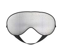Old White Brick Wall Night Mask Soft Reversible Eye Cover Adjustable Strap Light Blocking Comfortable Rest