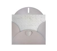 Old White Brick Wall Print Greeting Cards With Envelopes,Holiday,Birthday,Wedding,And All Occasions