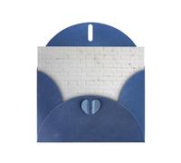 Old White Brick Wall Print Greeting Cards With Envelopes,Holiday,Birthday,Wedding,And All Occasions