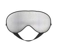 Old White Brick Wall Sleep Mask Night's Sleep Soft Eye Mask Adjustable Strap Works Nap Position Sleeping Aid