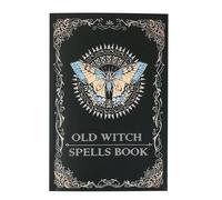 Old Witch Spells Book, Witches Spell Journal, Rituals Notebook, Paper Ample Writing Space Reflective Sections Portable Size for Men Women