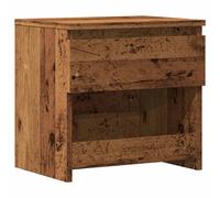 (old wood, 1 pcs) vidaXL 1/2x Bedside Cabinet Engineered Wood Nightstand Furniture Multi Colors