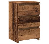 (old wood, 1 pcs) vidaXL Bed Cabinet Nightstand Side Table Storage Bed Table Engineered Wood
