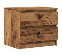 (old wood, 1 pcs) vidaXL Bed Cabinet Nightstand Side Table Storage Bed Table Engineered Wood