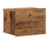 (old wood, 1 pcs) vidaXL Bedside Cabinet Nightstand Bed Side Table Bed Cabinet Engineered Wood