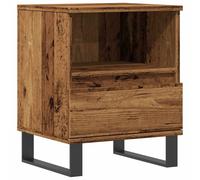 (old wood, 1 pcs) vidaXL Bedside Cabinets Nightstand Bed Table 2 pcs Artisan Oak Engineered Wood