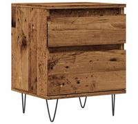 vidaXL Bedside Cabinet Old Wood 40x35x50 cm Engineered Wood