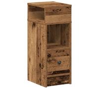 (old wood, 1 pcs) vidaXL Bedside Cabinets with Drawer Nightstand Bed Side Table Side Cabinet