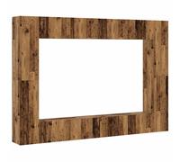 (old wood, 100 cm) vidaXL TV Cabinet Set 8 Piece Chipboard TV Stand Multi Colours Multi Sizes